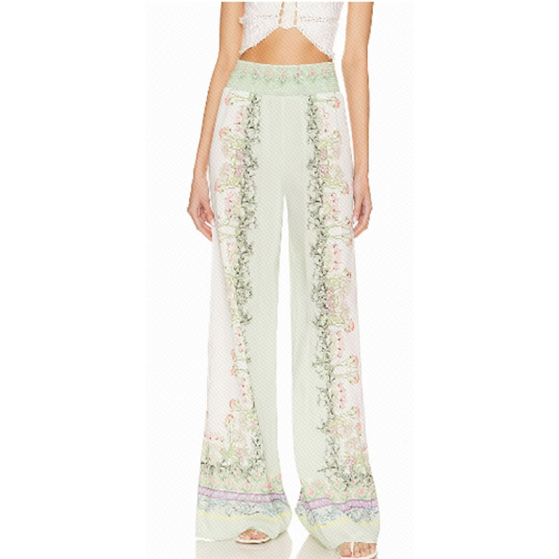 Pantalón Estampado Poliéster