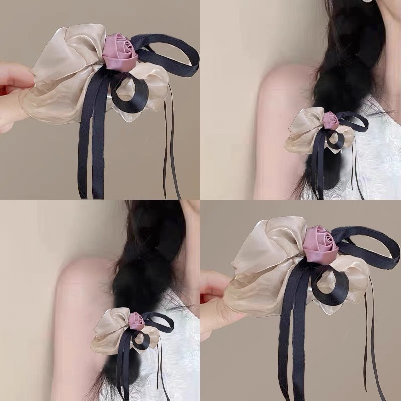 Cuerda De Pelo Plisada De Tela.