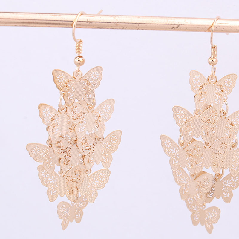 Pendientes De Mariposa De Cobre