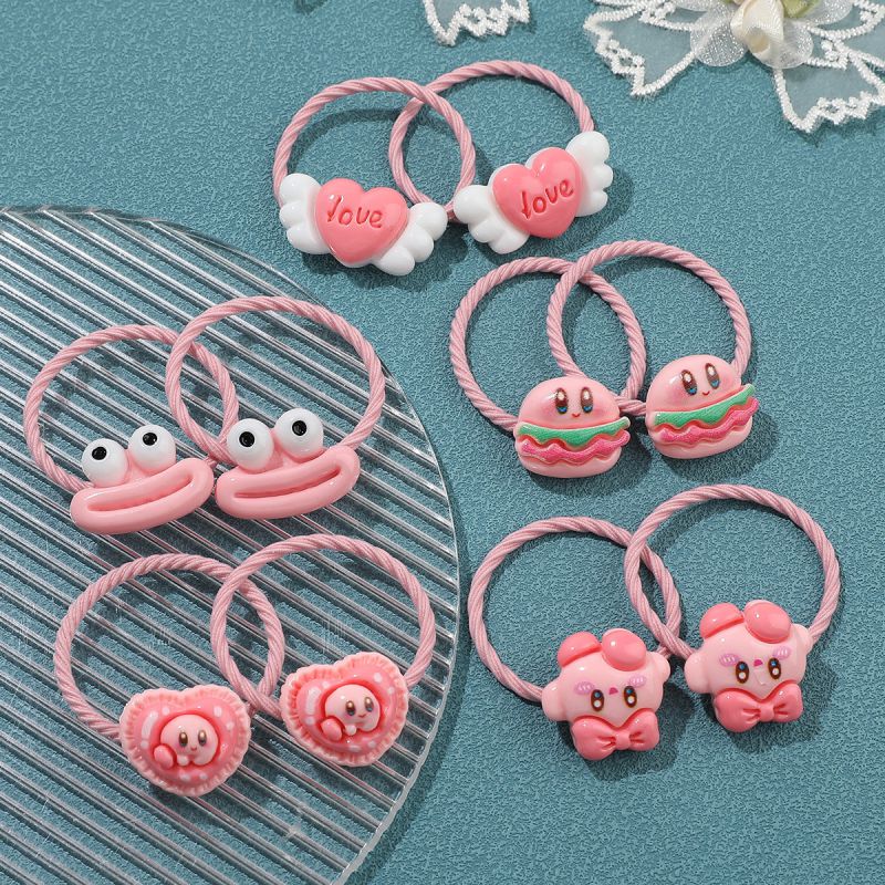 Conjunto De Cuerdas Para El Cabello De Dibujos Animados Para Niños.