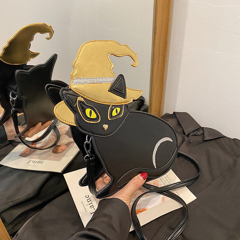 Bolso Bandolera De Pu Con Gato
