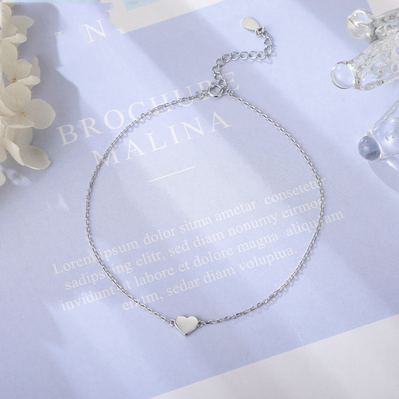 Tobillera Amor Plata