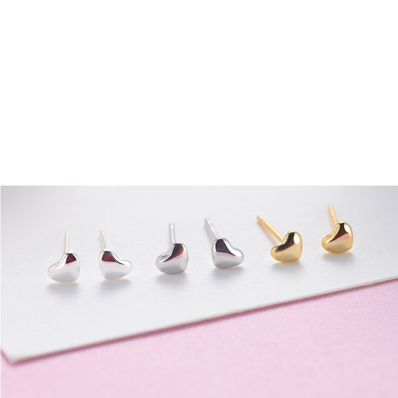 Pendientes De Amor De Plata