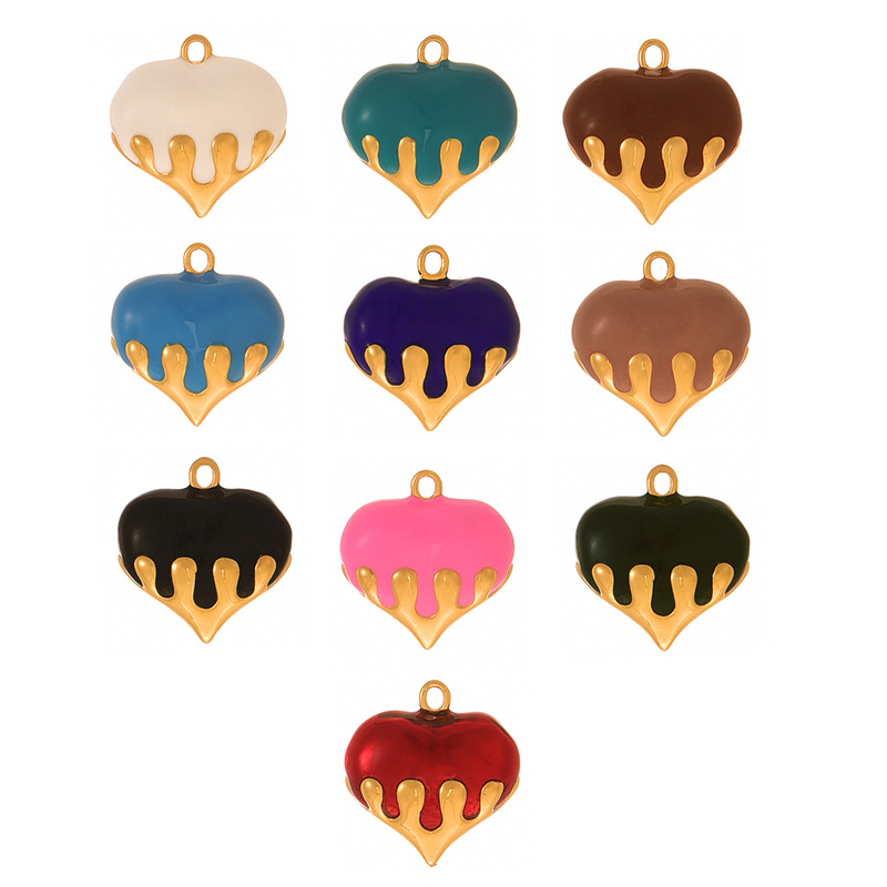 Accesorios Colgantes De Amor Con Aceite Que Gotea De Cobre