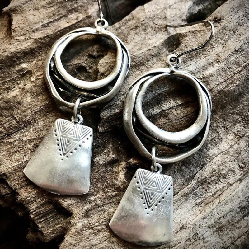 Pendientes Huecos Anilla De Metal