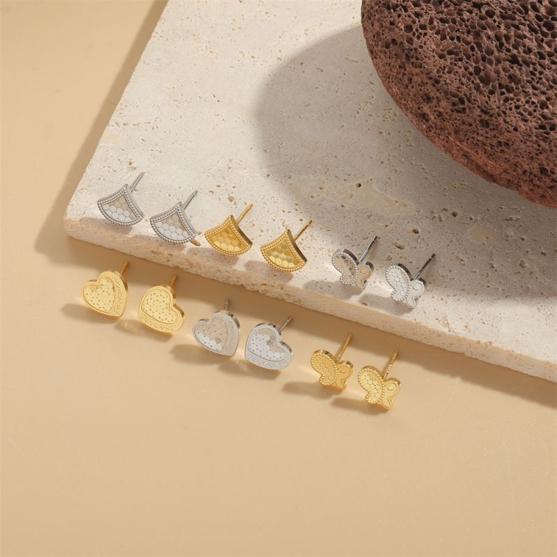 Pendientes De Cobre En Forma De Abanico
