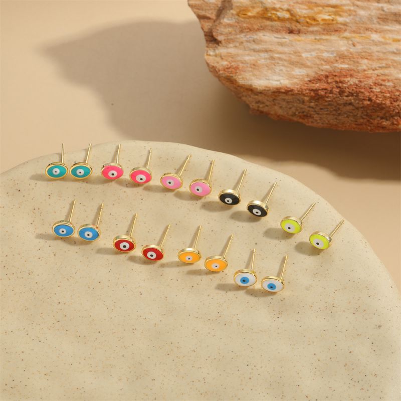 Pendientes De Ojo De Cobre