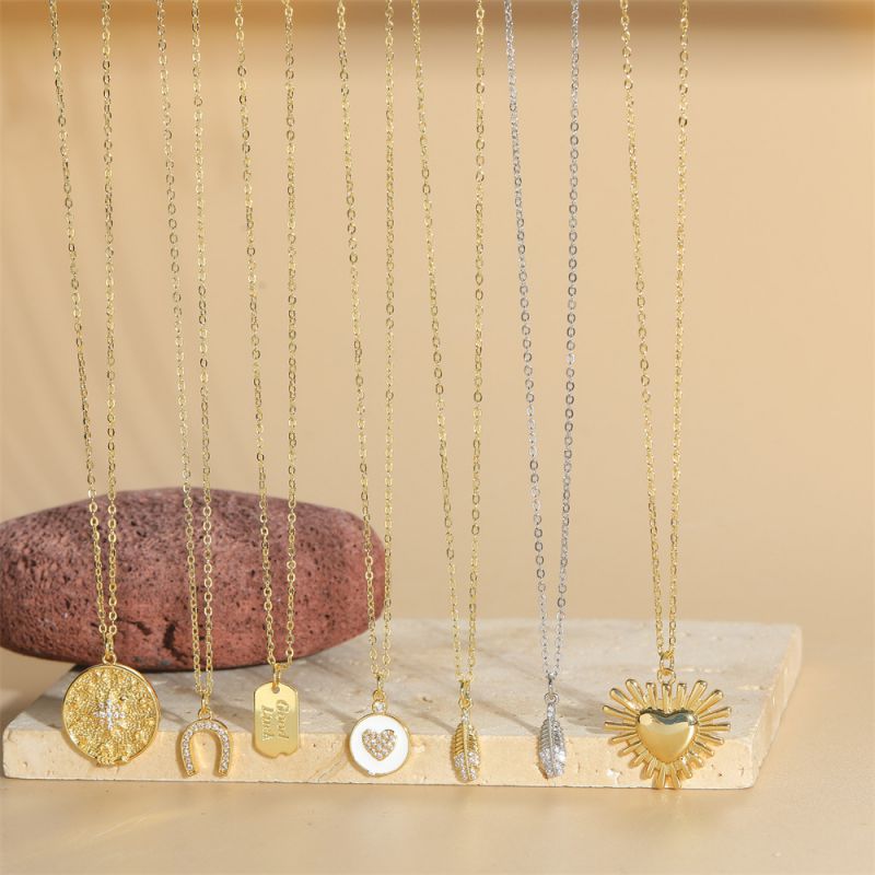 Collar De Diamantes Con Disco De Diamantes De Cobre