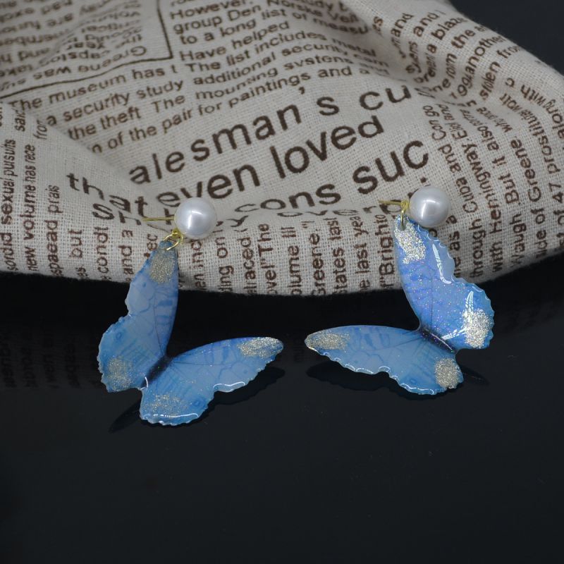 Pendientes De Mariposa De Aleación