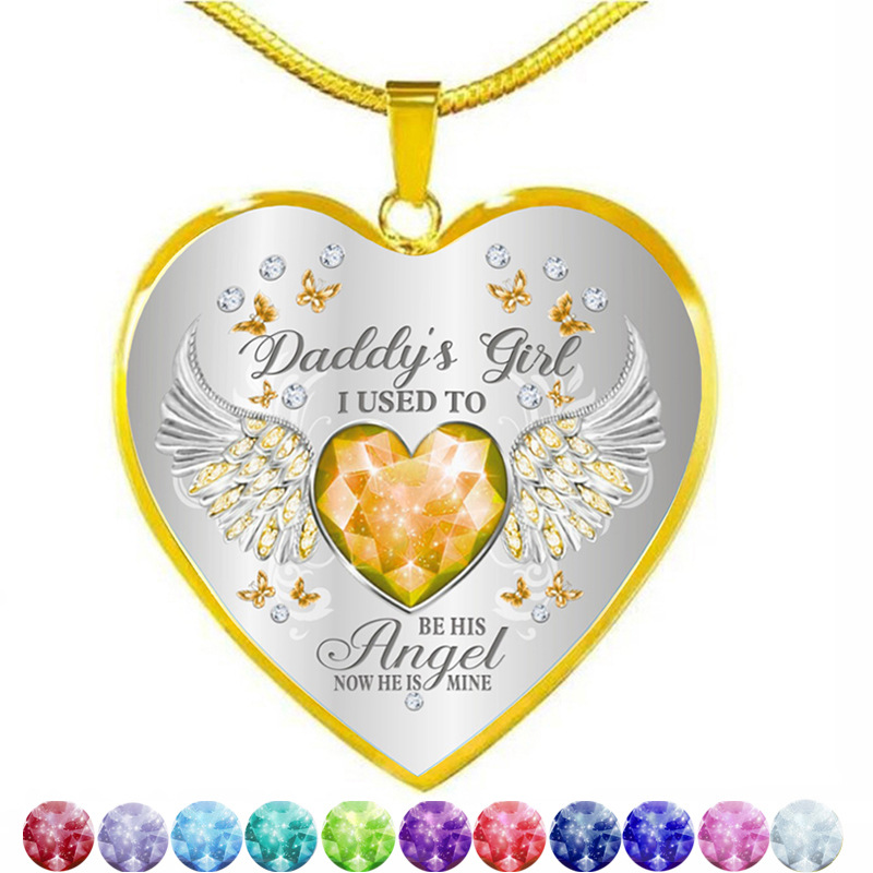 Collar De Amor De Diamantes De Aleación