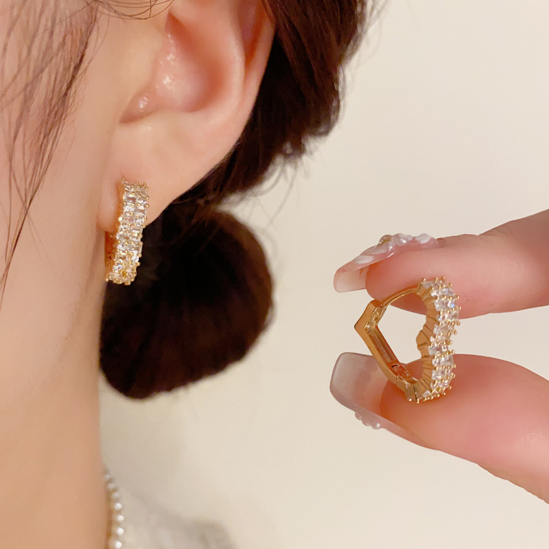 Pendientes Corazón Circonitas