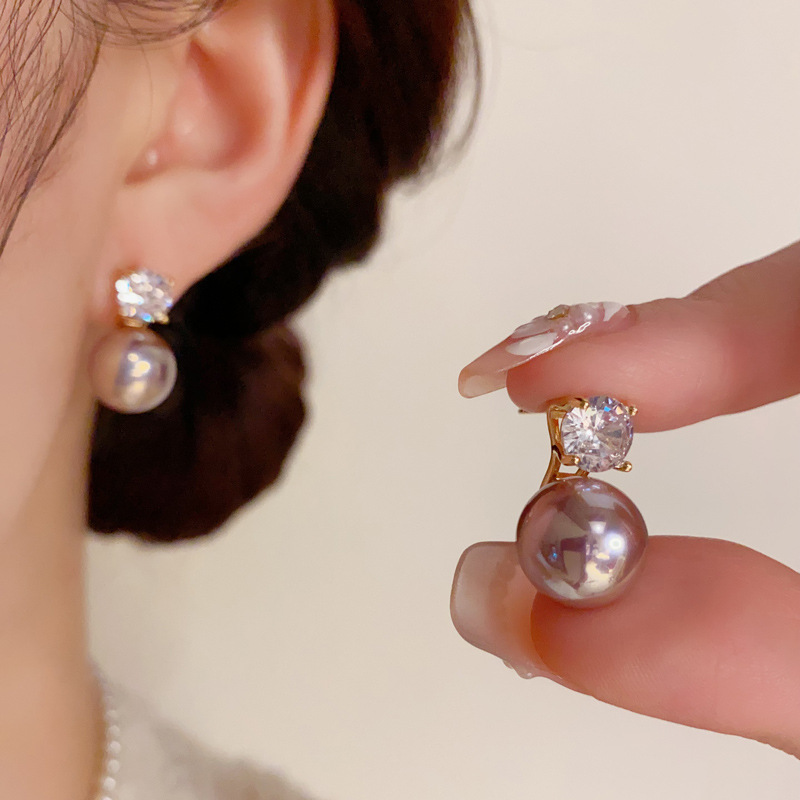 Pendientes Perlas Circonitas