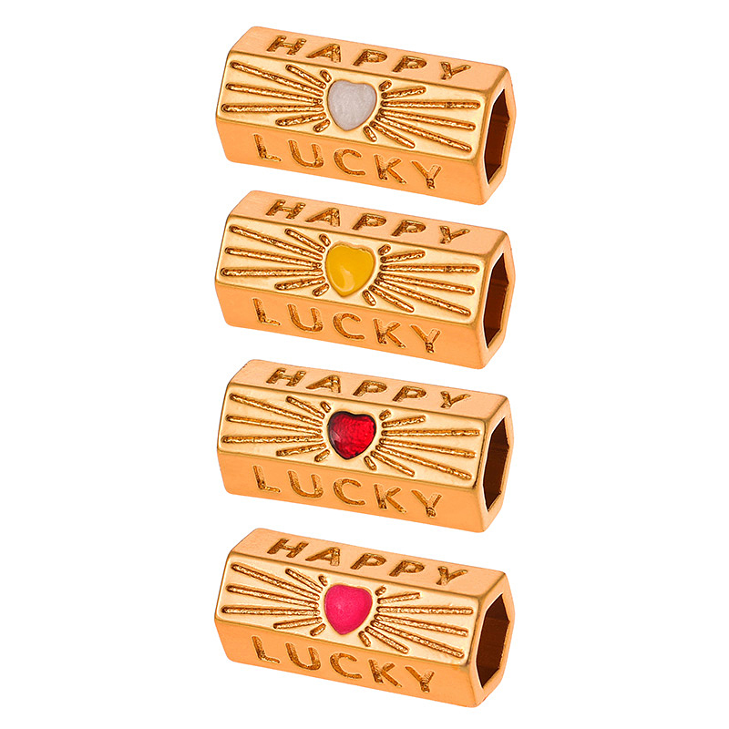 Accesorios De Cobre De Columna Hexagonal Con Letra De Amor Que Gotea Aceite
