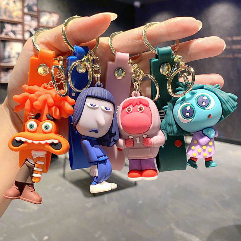 Llavero De Silicona Con Dibujos Animados