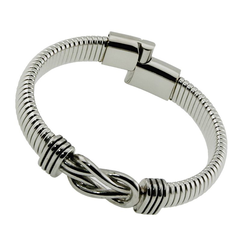 Pulsera De Hombre Con Cadena De Acero Inoxidable