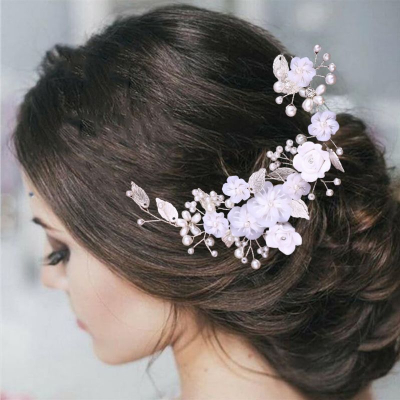 Diadema De Flores De Cerámica Polimérica