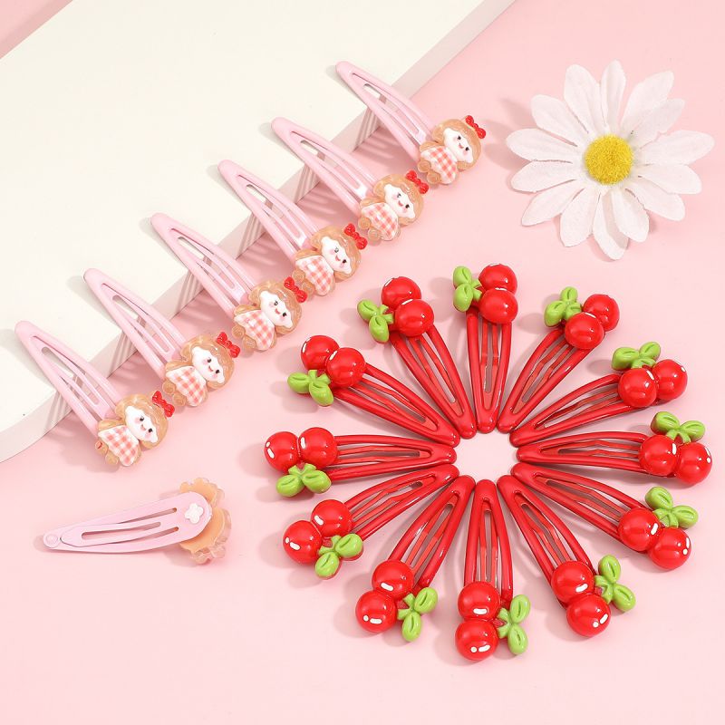 Pinzas Para El Cabello De Niñas De Resina Para Niños.