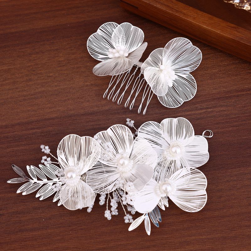 Diadema De Pétalos De Metal