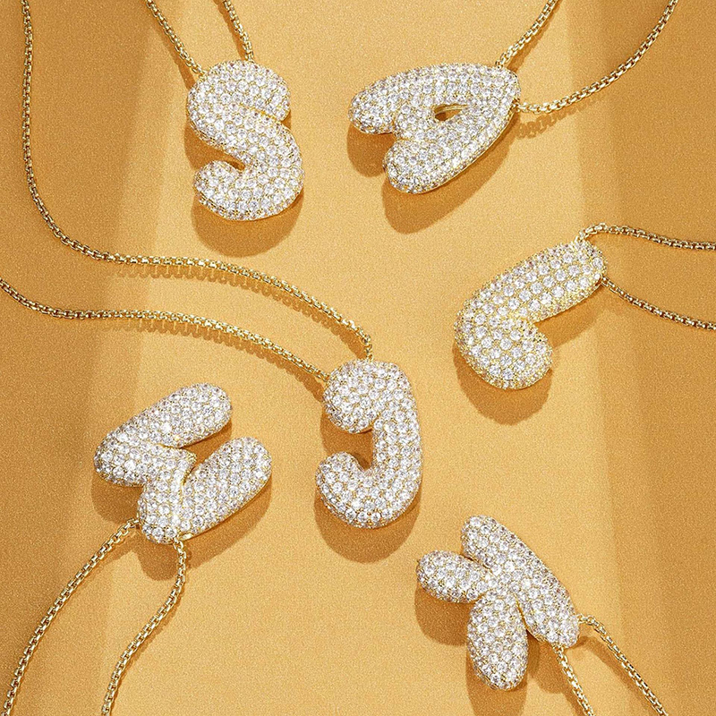 Collar De Cadena Geométrica De Cobre Bañado En Oro