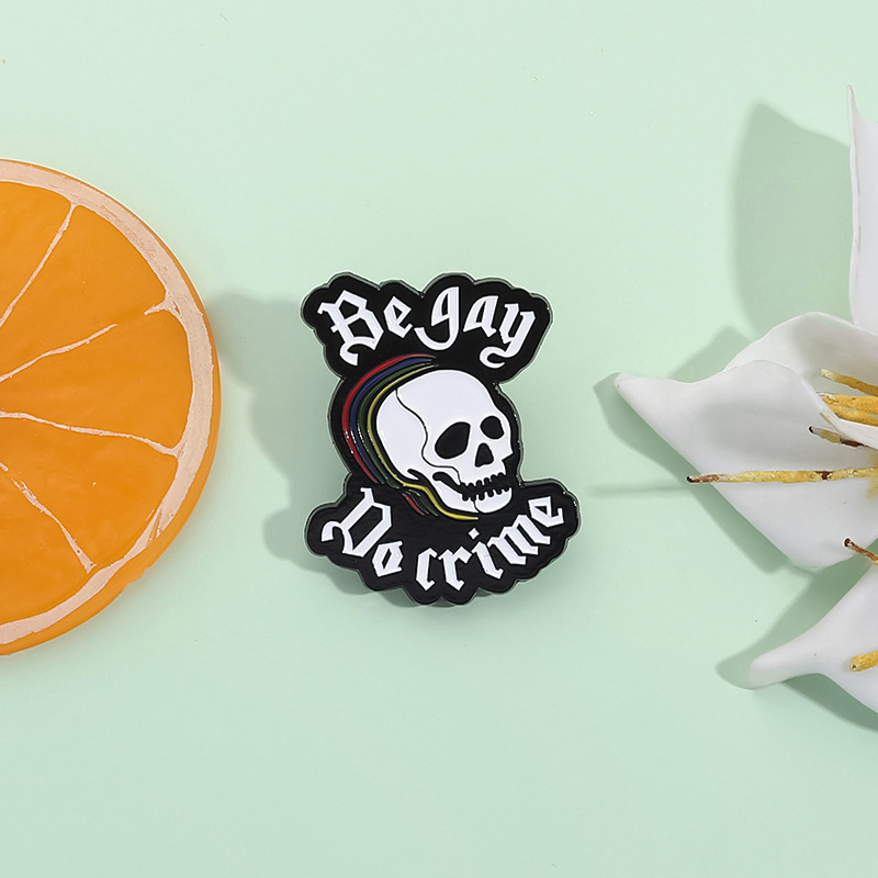 Broche De Calavera De Aleación