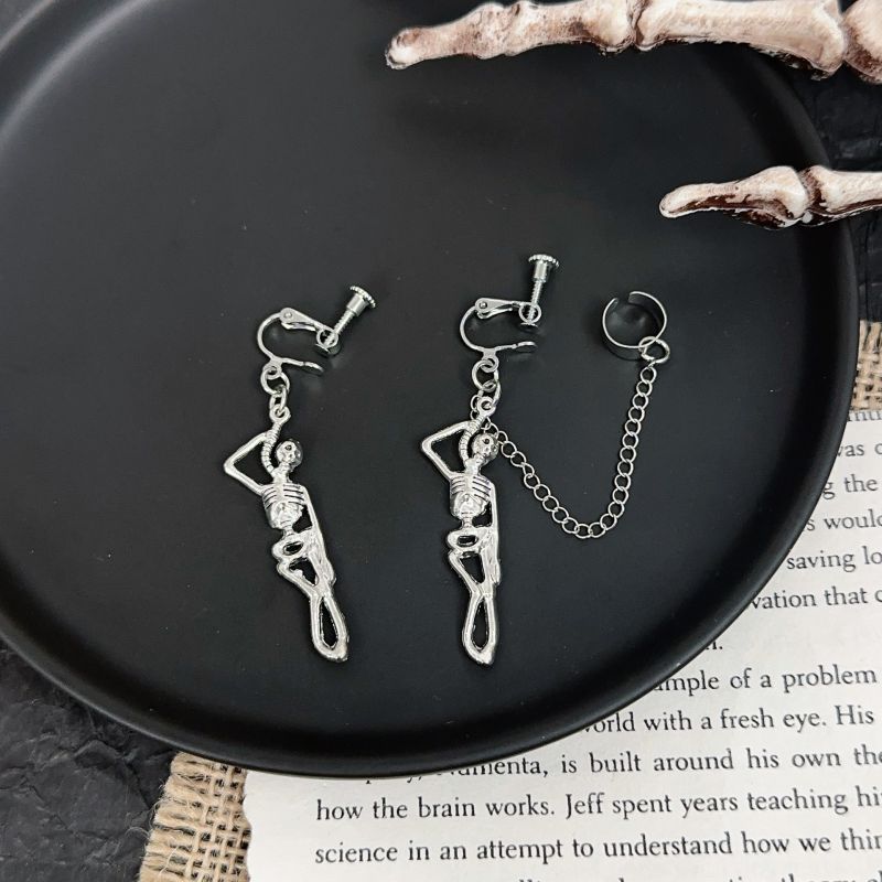 Pendientes De Calavera De Aleación