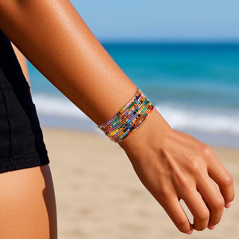 Pulsera De Cuentas De Arroz
