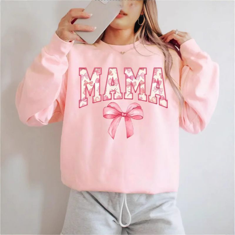 Sudadera De Cuello Redondo Con Estampado De Poliéster