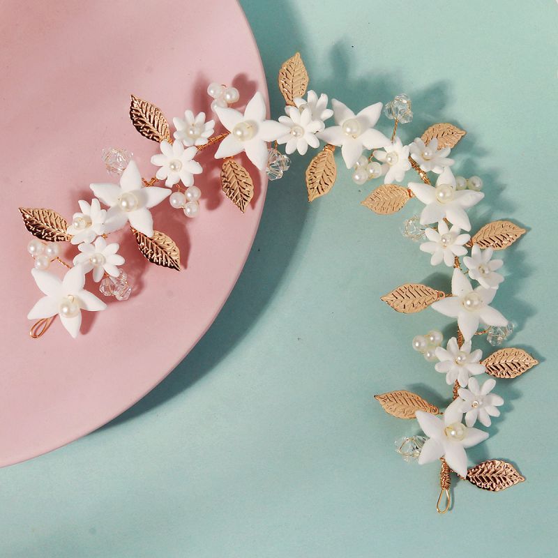 Diadema Con Corona De Hojas