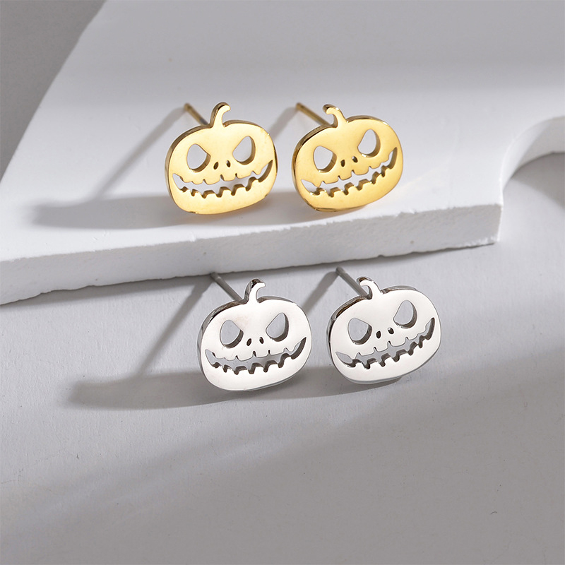 Pendientes De Calabaza De Acero Inoxidable