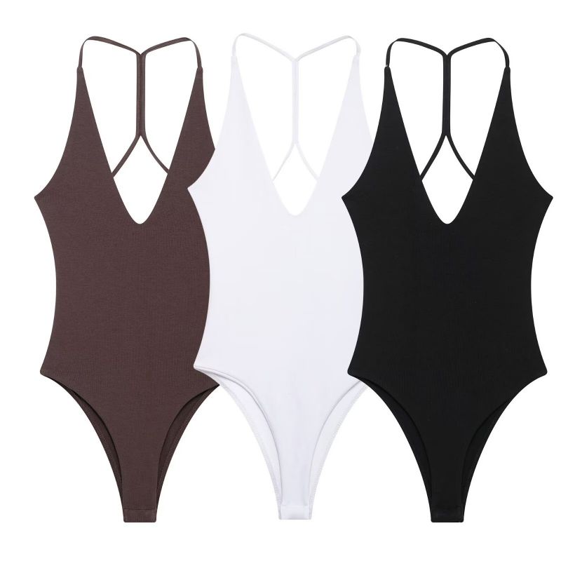 Body Hueco Con Escote En V