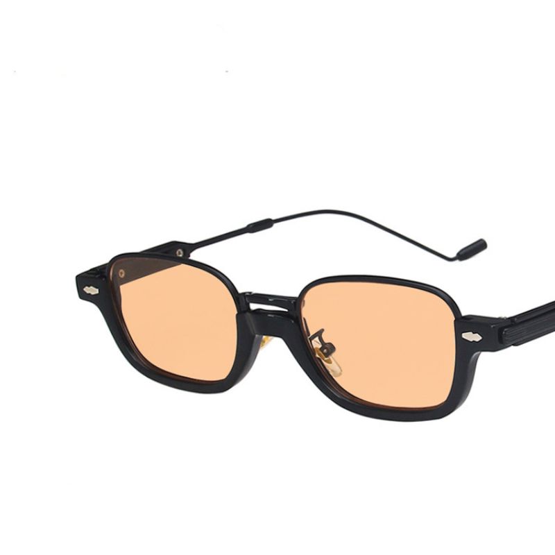 Gafas De Sol De Media Montura Con Montura Pequeña Y Uñas Beige