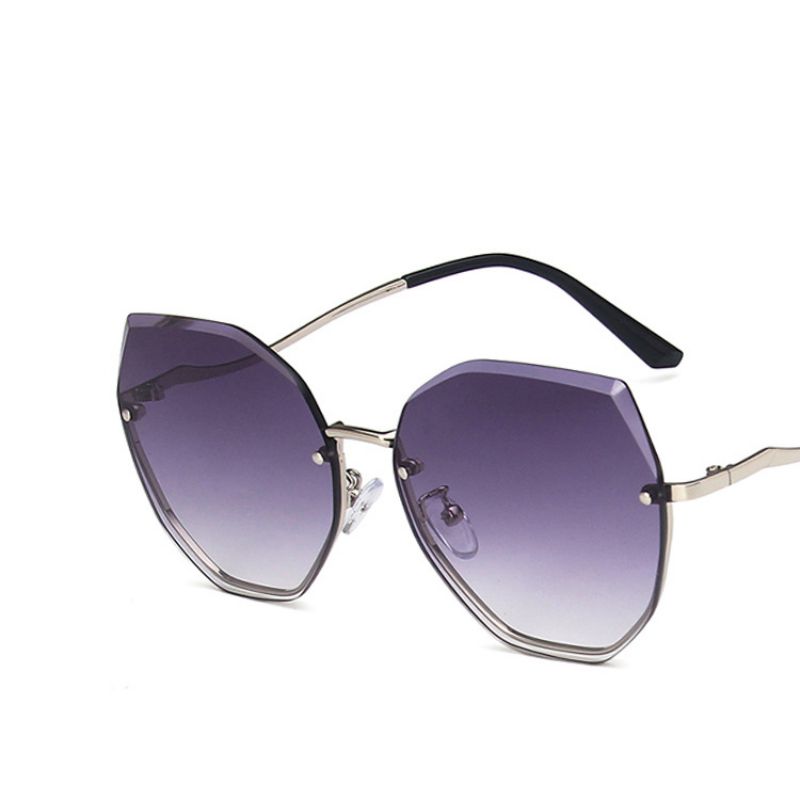 Gafas De Sol Sin Montura Poligonal Para Pc