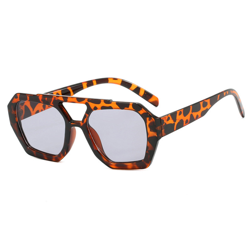 Gafas De Sol Irregulares Con Doble Puente