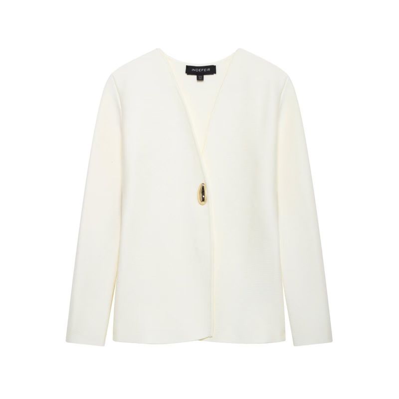Chaqueta De Punto Con Detalle De Botones