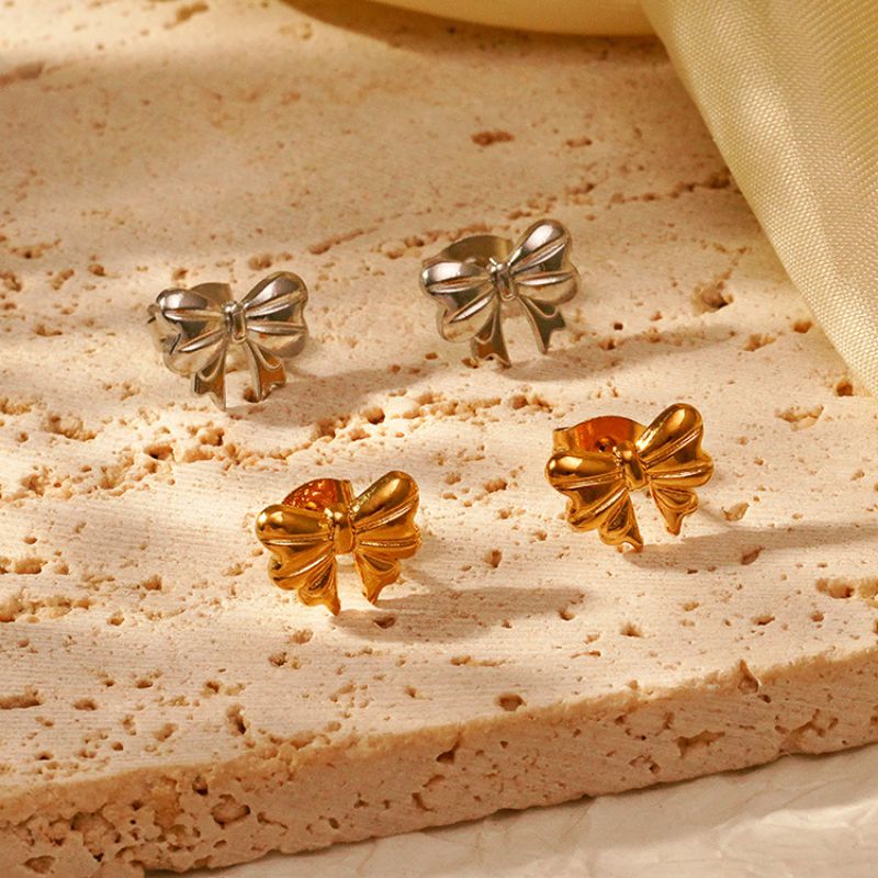 Pendientes De Lazo De Acero Inoxidable