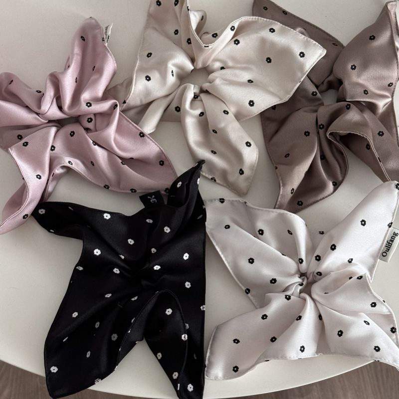 Diadema De Ala Ancha Con Estampado De Tela