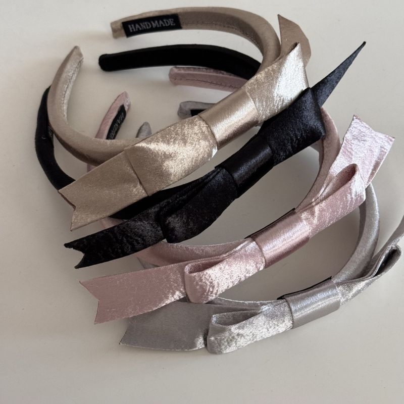 Diadema Con Lazo De Doble Capa Mercerizado