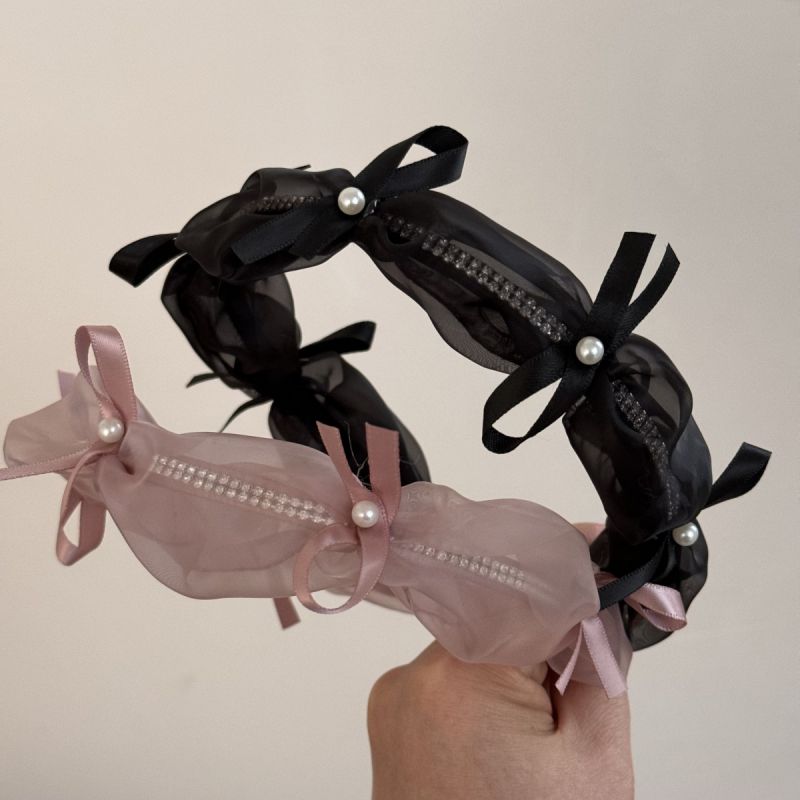 Diadema De Malla Con Lazo