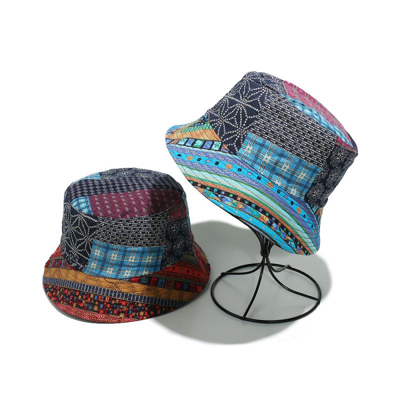 Sombrero De Pescador Con Estampado De Poliéster