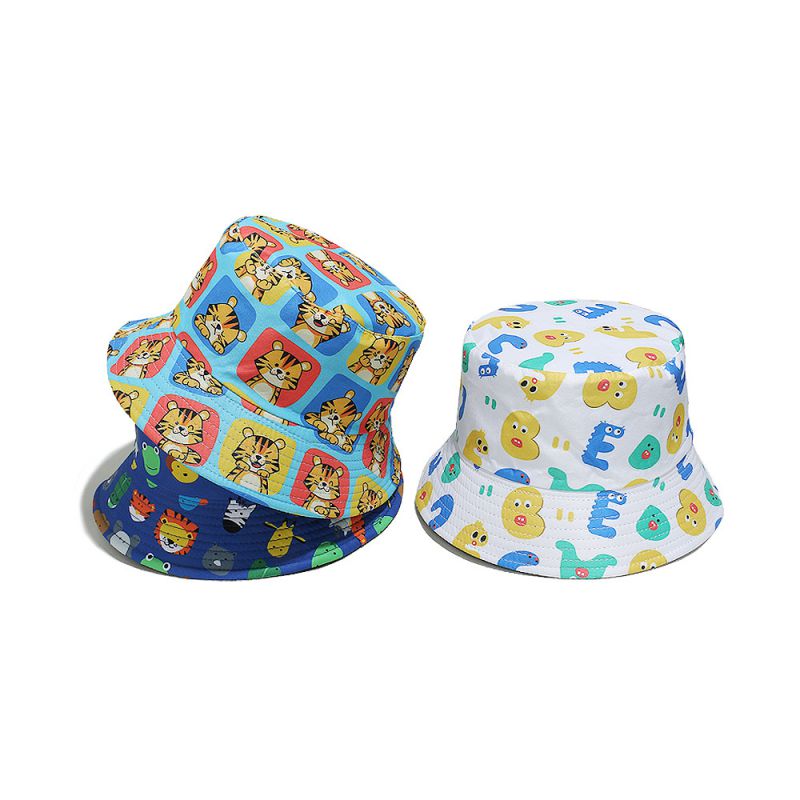Sombrero De Pescador Con Estampado De Poliéster