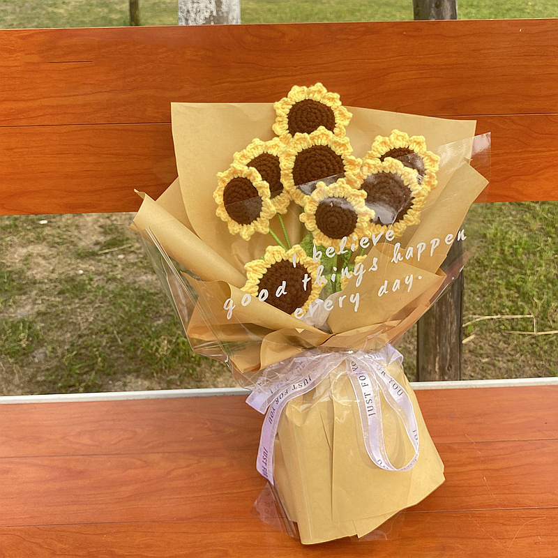 Adornos De Ramos De Flores De Punto