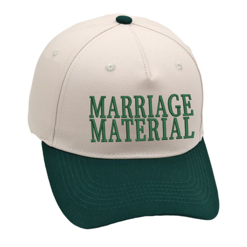 Gorra De Béisbol Bordada Con Letras De Algodón