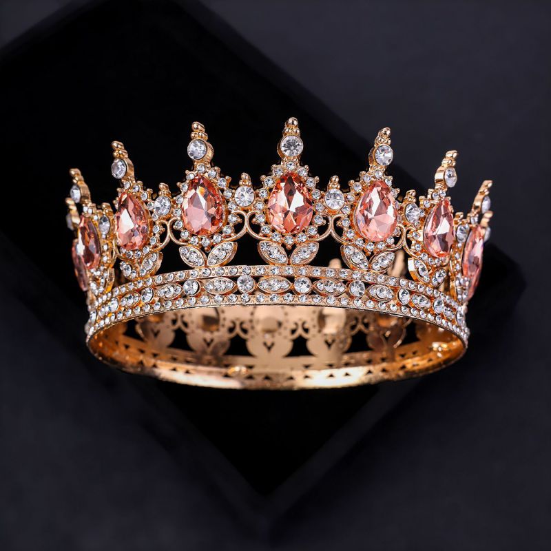 Corona Geométrica De Aleación De Diamantes