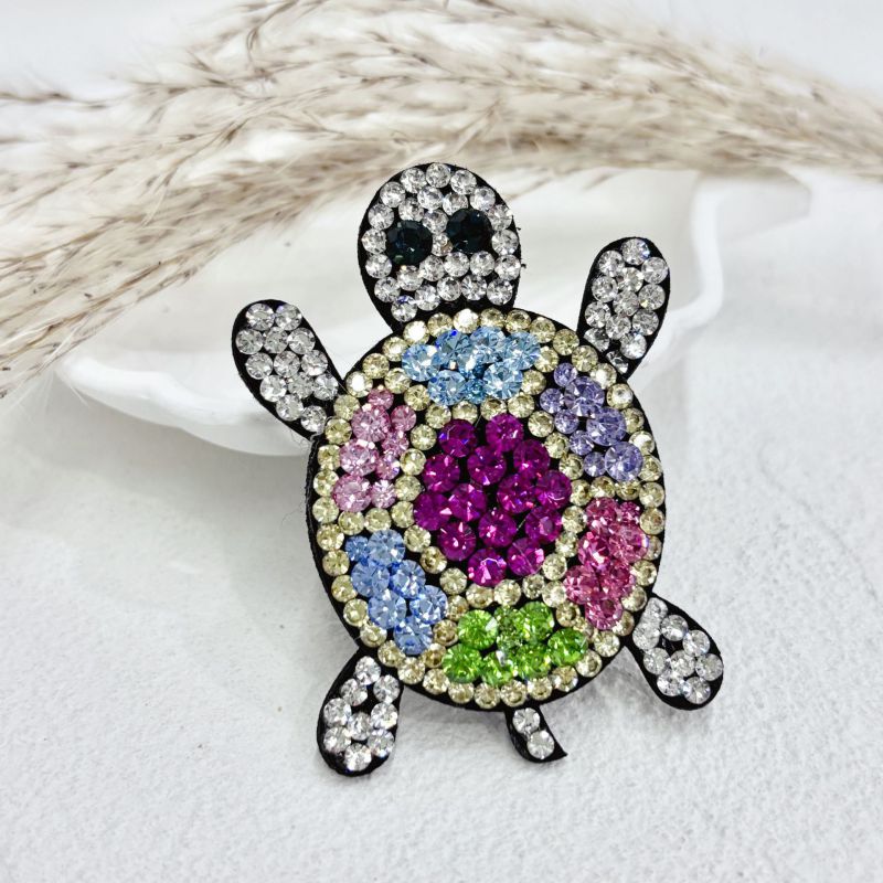 Horquilla De Tortuga Con Diamantes De Imitación
