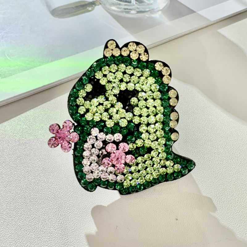 Horquilla De Dinosaurio Con Diamantes De Imitación
