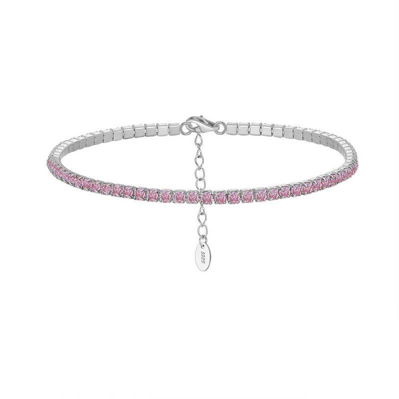 Pulsera De Cadena Con Garras De Plata Y Diamantes
