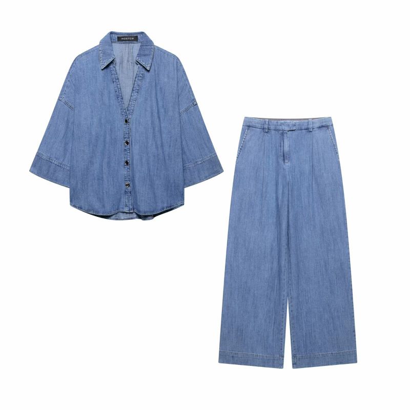 Pantalones Vaqueros De Pierna Recta
