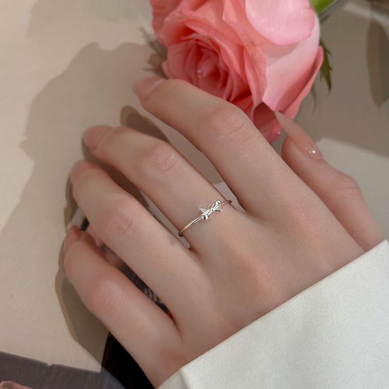 Anillo De Lazo De Plata