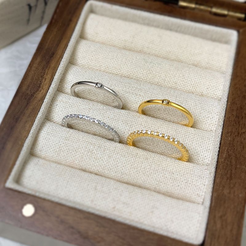 Anillo Redondo De Plata