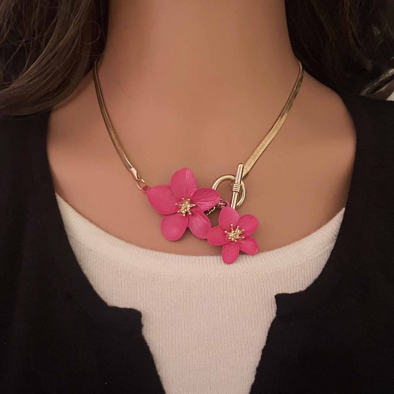 Pulsera De Flores De Aleación